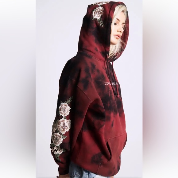 Civil Regime Tops Civil Regime Lava Marble White Rose Tie Dyed